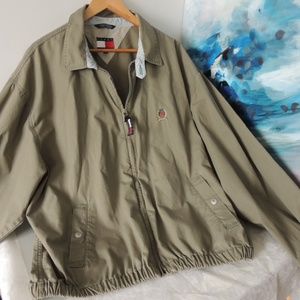 Tommy Hilfiger Green XL Cotton Jacket